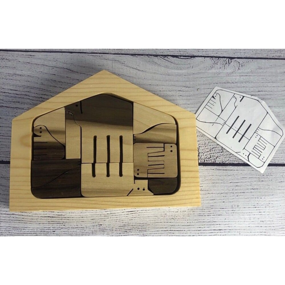 Wooden Puzzle By Jc